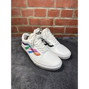 Vans Old Skool Sneaker Skateboard Shoe Custom Painted Abstract Mens Size 10.5